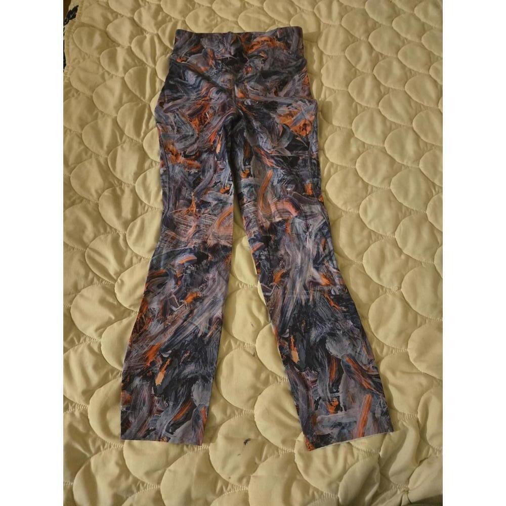 Lululemon Women's Leggings Size 4 Multicolor Abstract Print